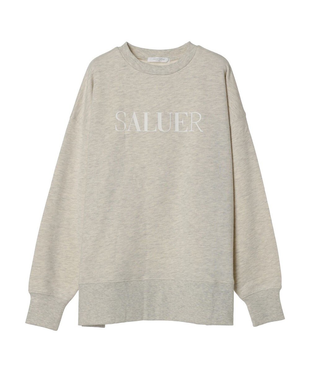 Green Parks 裏起毛ロゴプルオーバー 