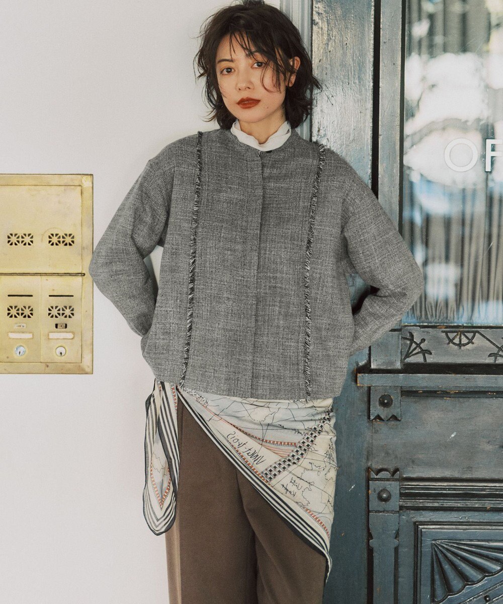 23区 シアーフライス レイヤード タートル カットソー 