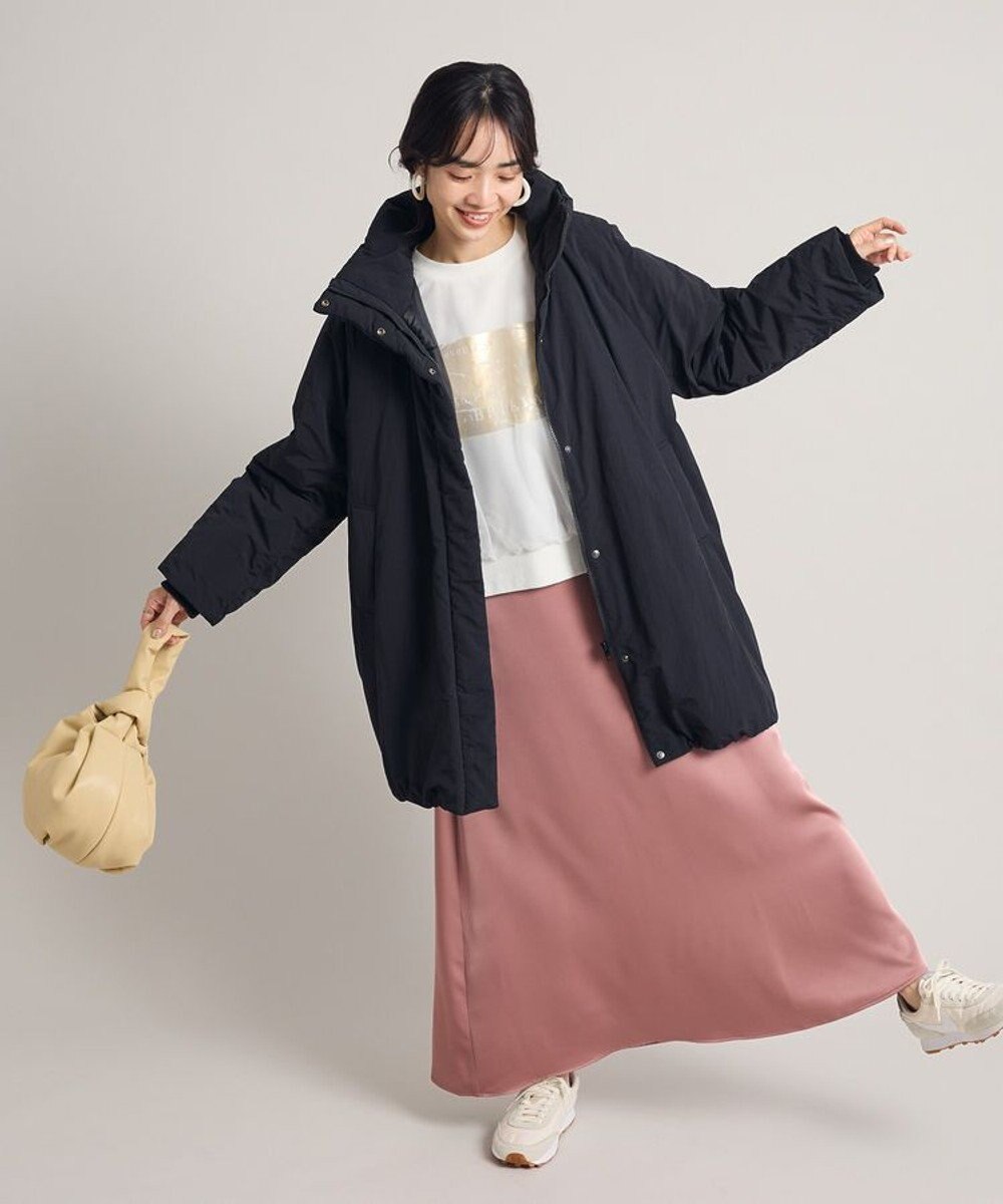 Green Parks シームレス中綿ドロストコート 