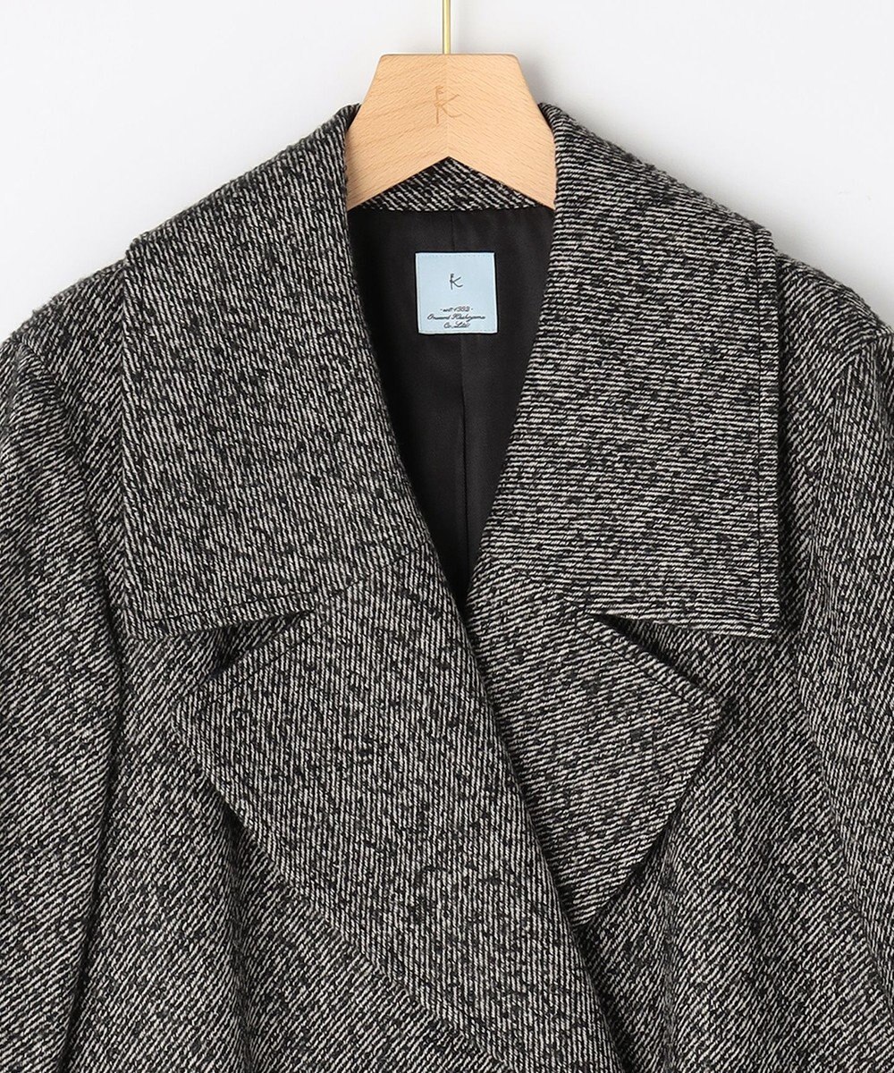 組曲 L ループツイードチェスター コート 