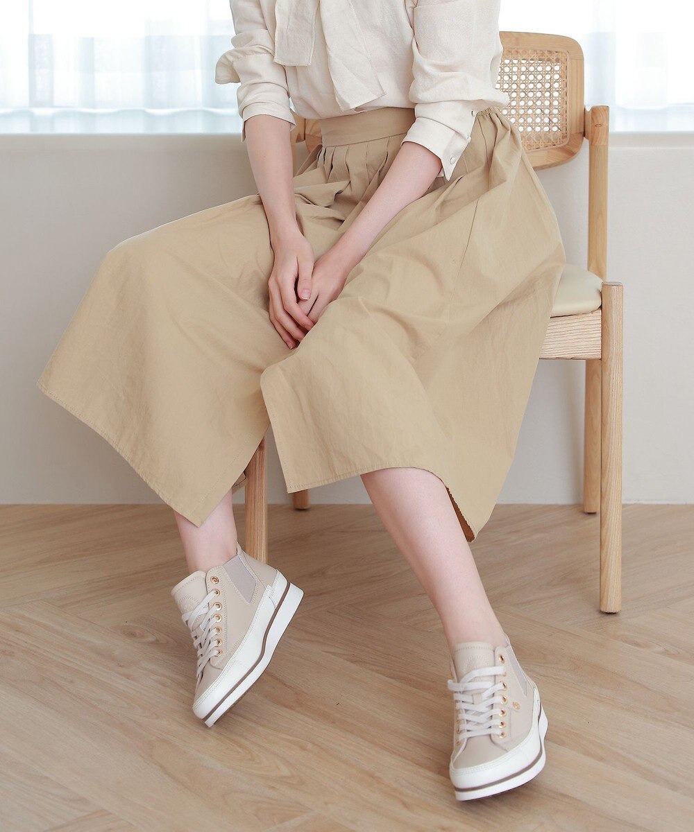 INTER-CHAUSSURES 【BUSSOLA】サイドゴアミドルカットスニーカー 