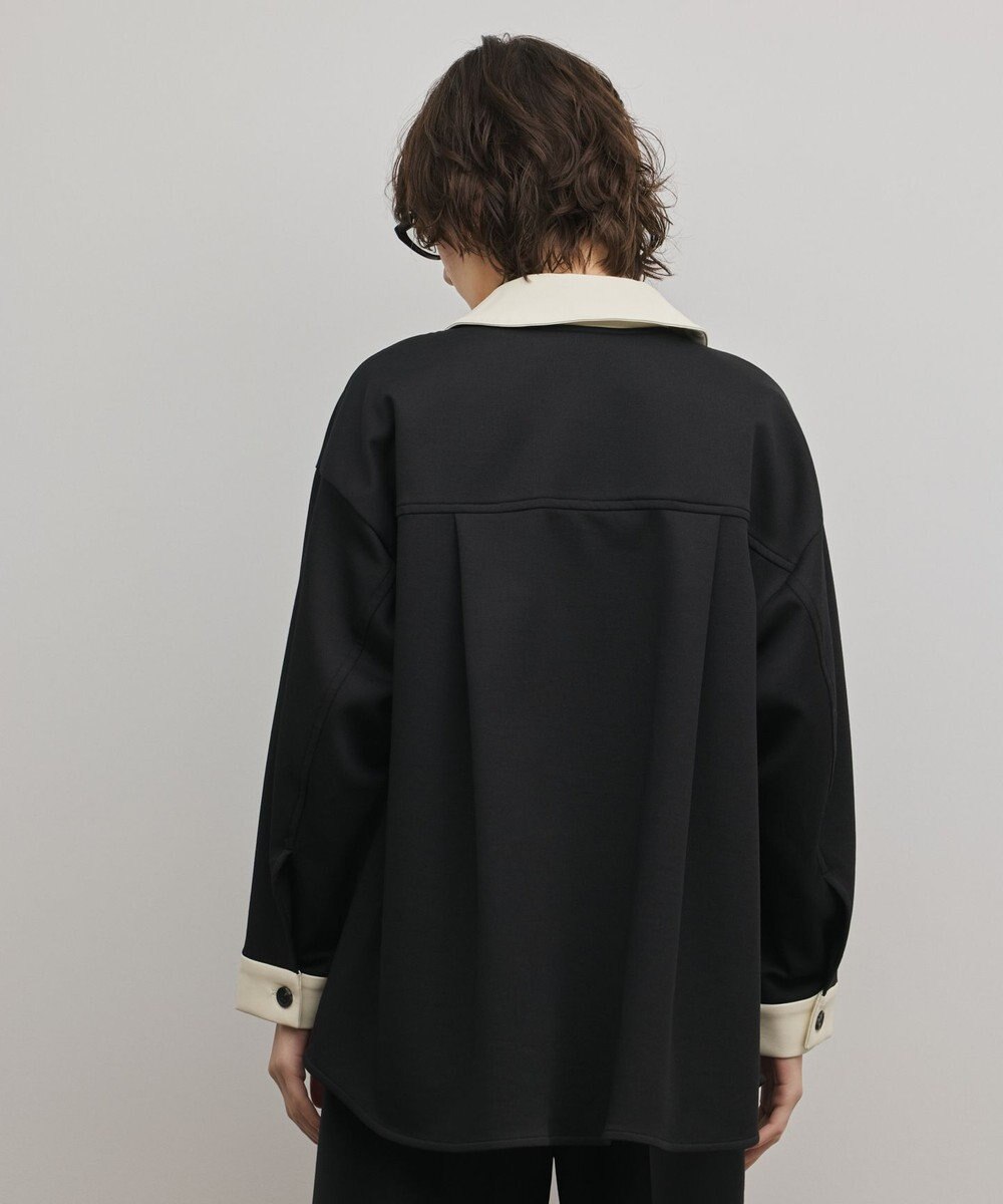 GRACE CONTINENTAL レザーカットシャツ 