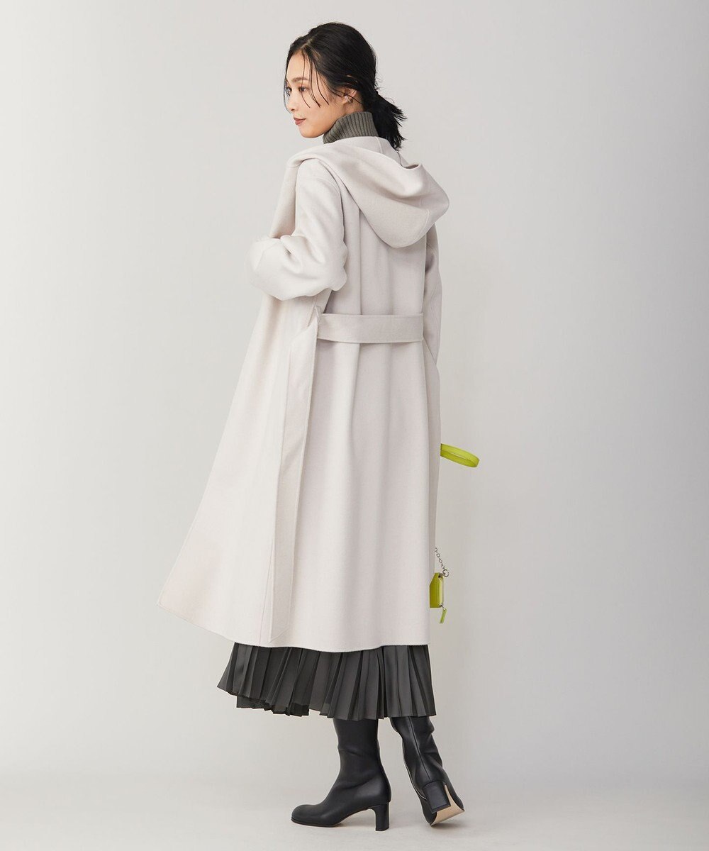 ICB ウールリバーフーデットコート 