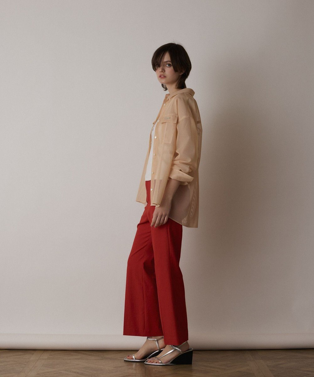 GRACE CONTINENTAL メッシュオーバーシャツ 