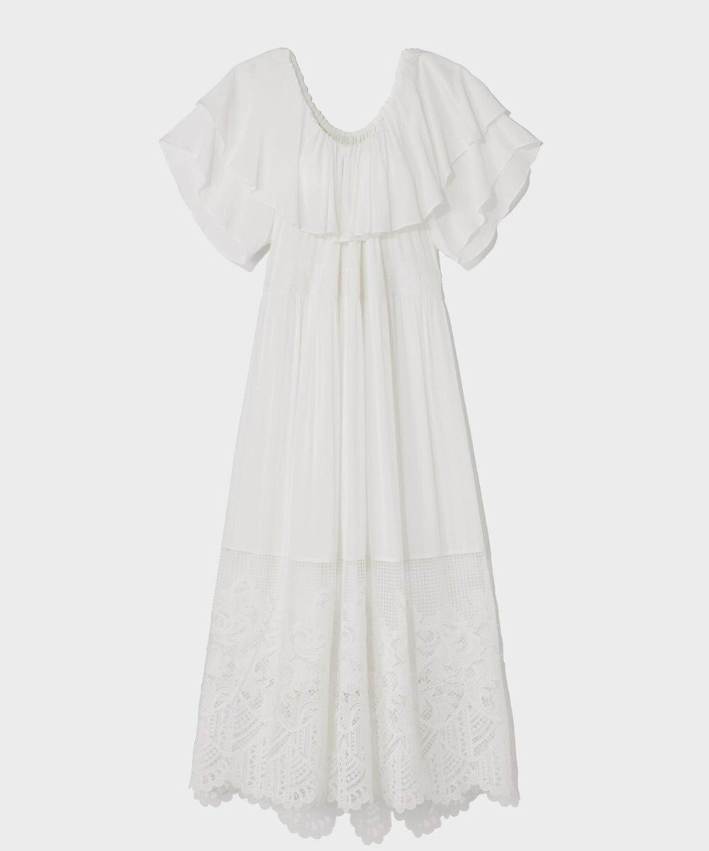 GRACE CONTINENTAL ラッフルレース切替マキシ 