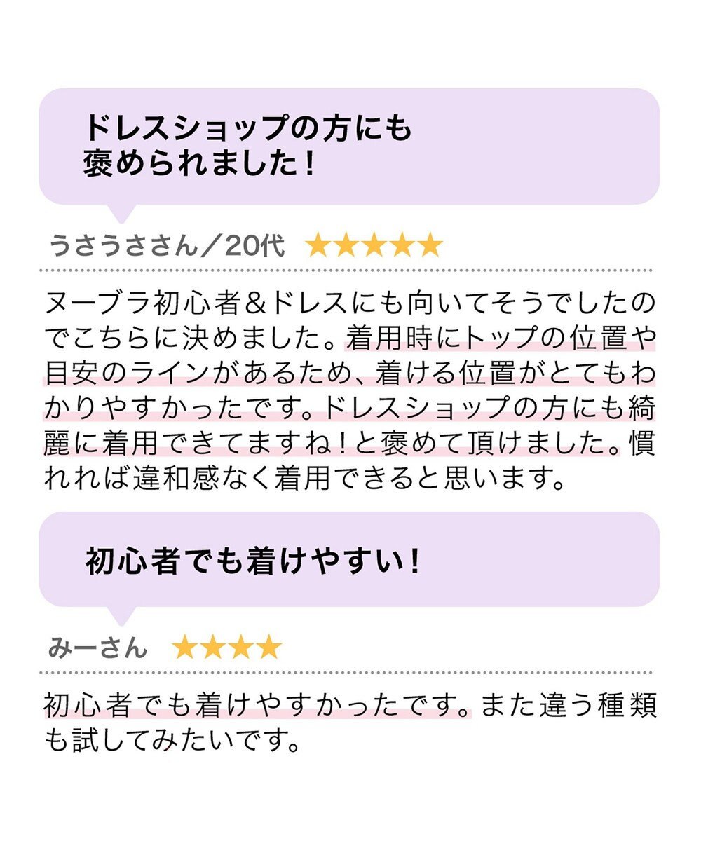 BRADELIS New York 【NuBra / ボリュームアップ・着用簡単・軽量】 ヌーブラ・シームレス パテッド 公式 結婚式 ブライダルインナー Tシャツブラ 盛る ブラジャー 