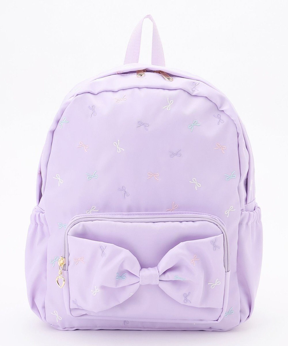 ANY KIDS 【10L容量】総柄刺繍リュック 