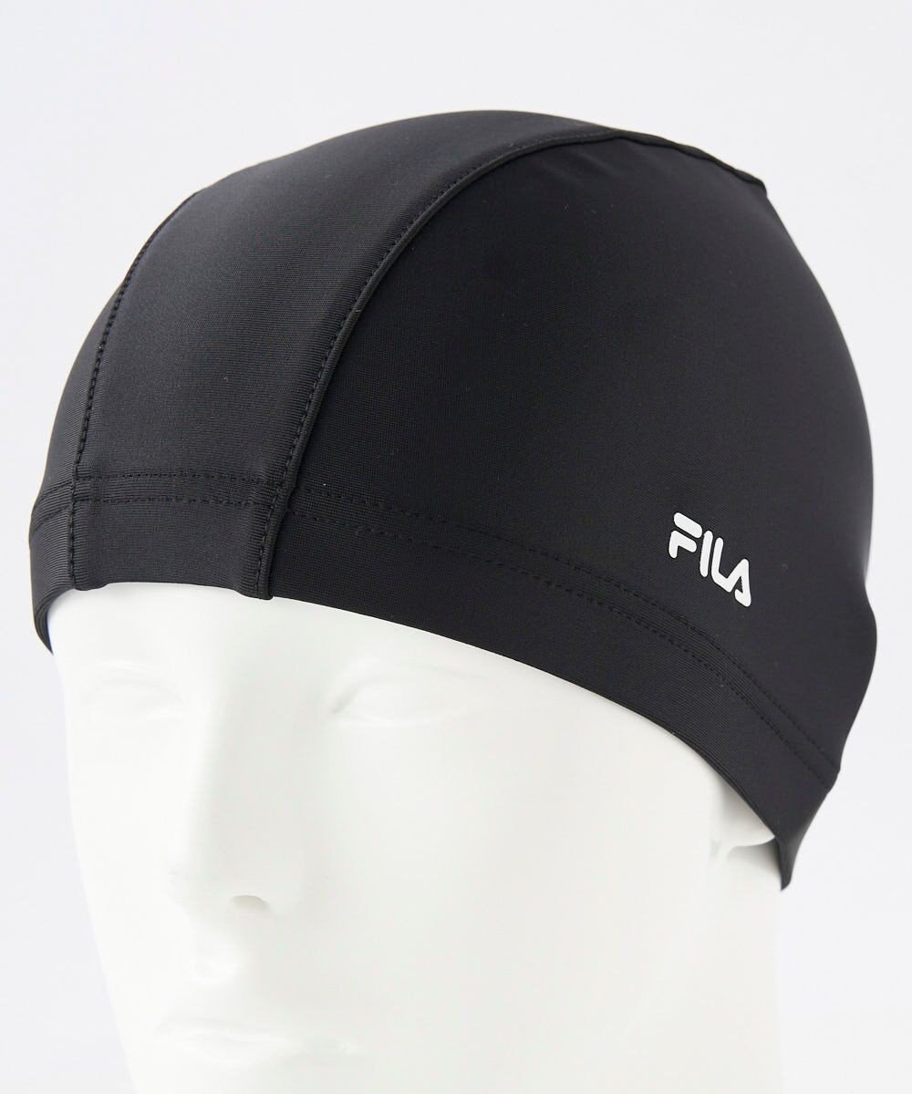 OP／FILA 【FILA】フルジップ半袖フィットネス水着4点セット/キャップ＆ミラーゴーグル付き 