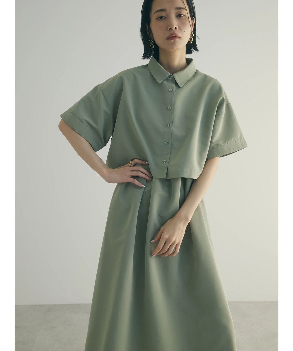 Green Parks armonia．ＳＥＴ２点　シャツワンピース 