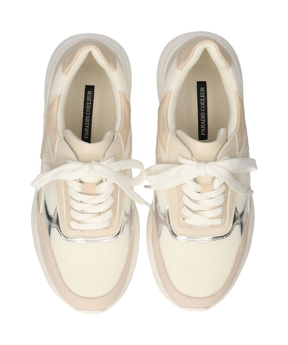 Bridget Birkin 【PARADIS COULEUR】異素材コンビレースアップスニーカー 