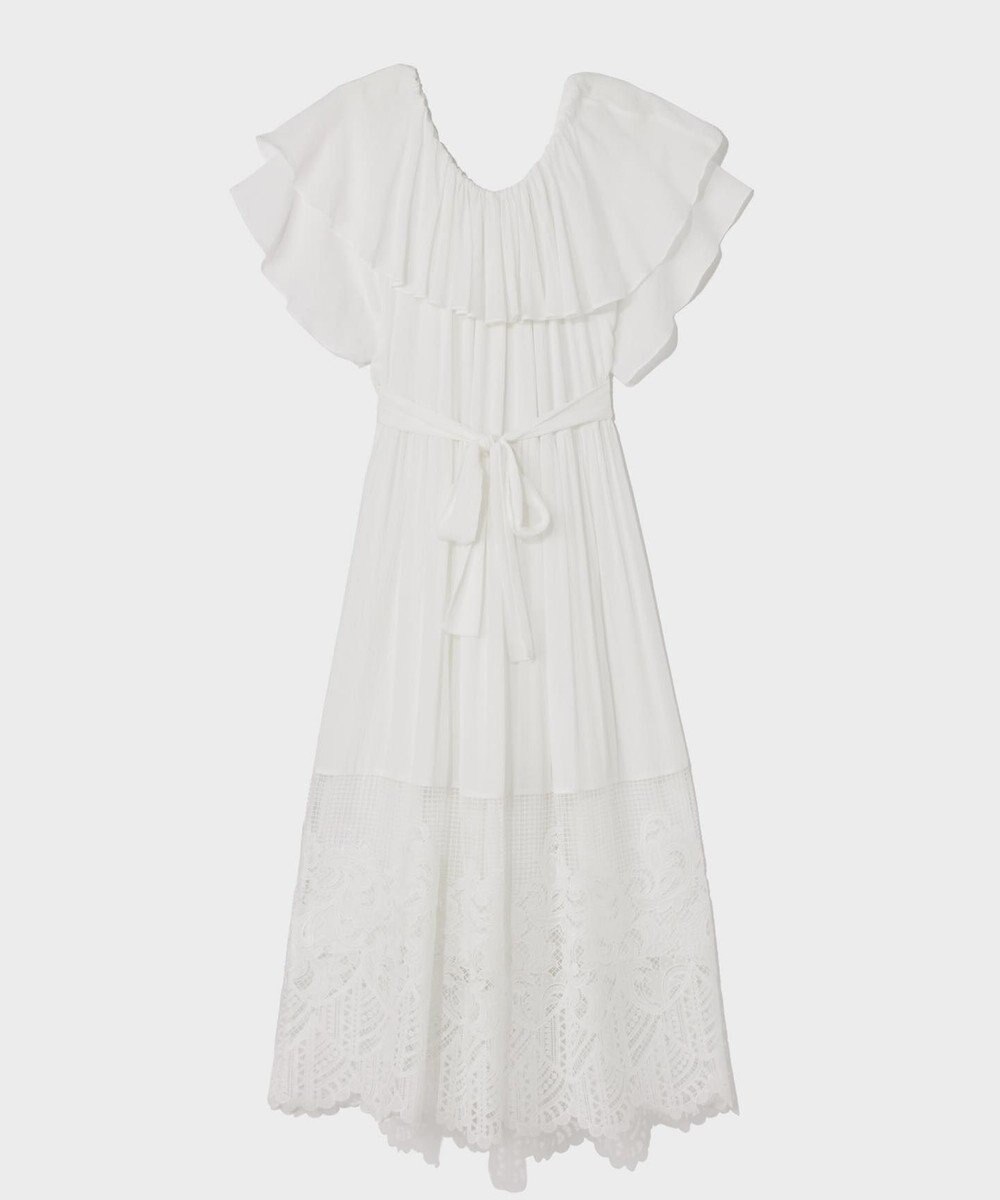 GRACE CONTINENTAL ラッフルレース切替マキシ 