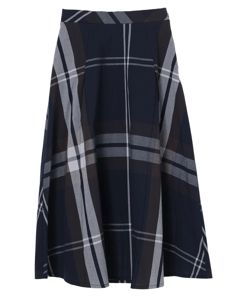 earth music&ecology ＢＩＧチェックフレアスカート 