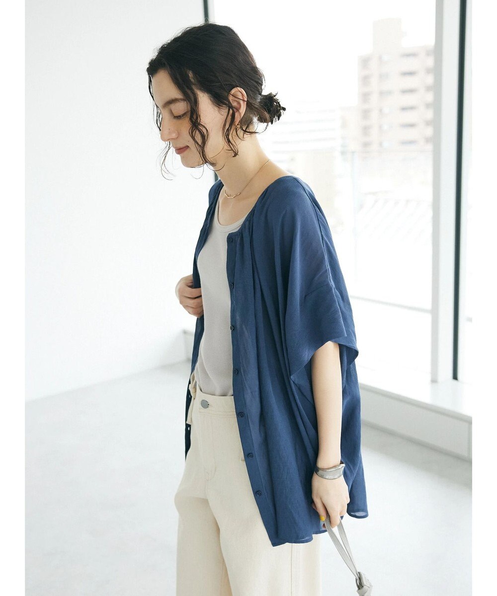 CRAFT STANDARD BOUTIQUE ウ゛ィンテージボイル２ＷＡＹタックブラウス 