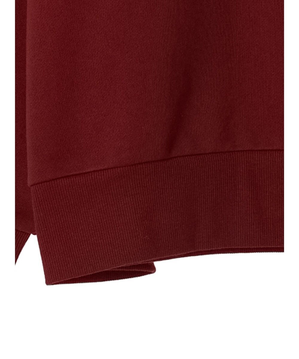 earth music&ecology ハーフジップロゴチュニック 