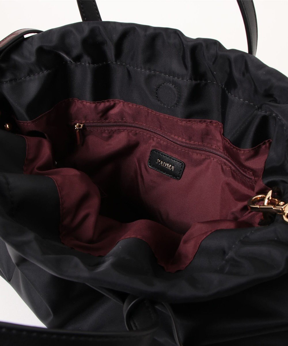 style code 【PADMA/パドマ】カードケース付　ナイロン巾着トートバッグ 