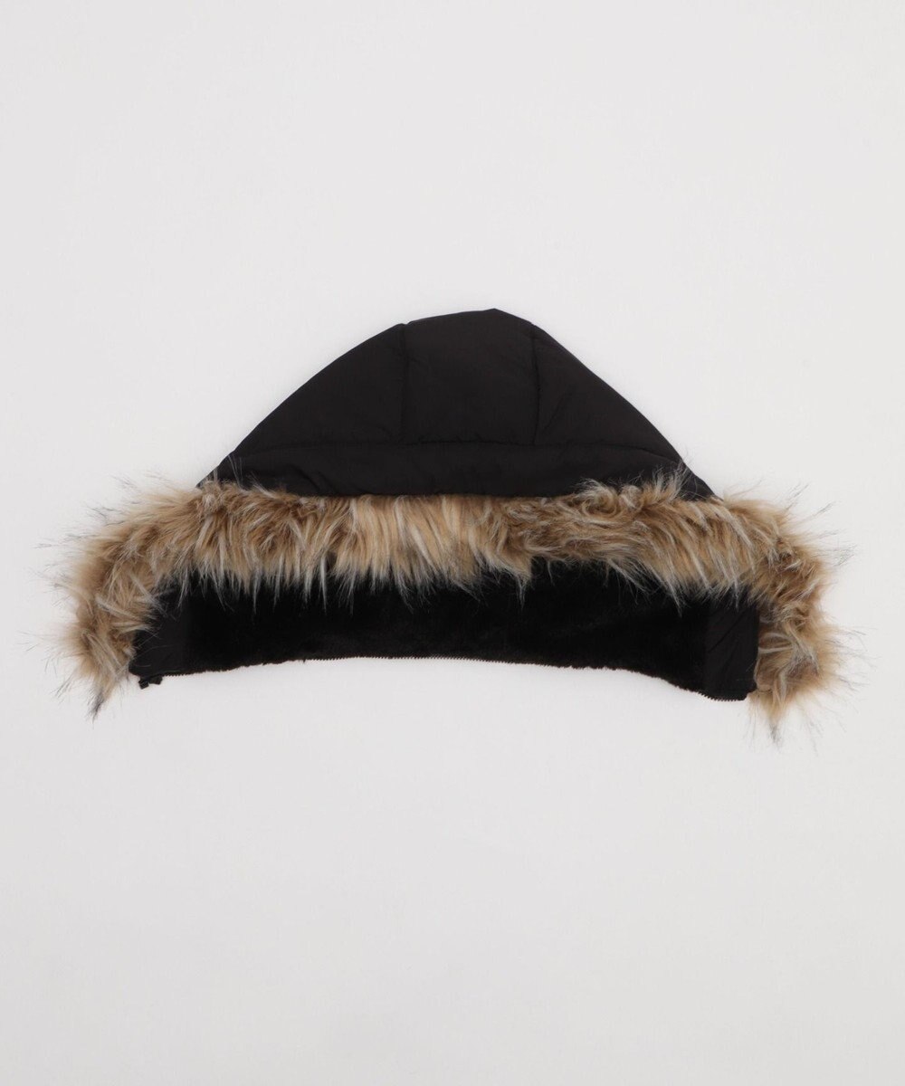 WEGO 【25年秋冬新作/SMサイズ展開】2WAYファーフードショートパファーブルゾン 