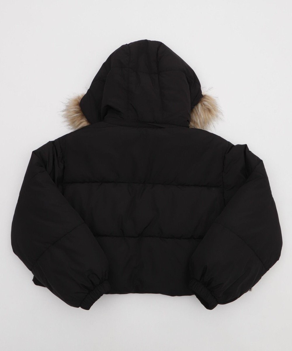 WEGO 【25年秋冬新作/SMサイズ展開】2WAYファーフードショートパファーブルゾン 