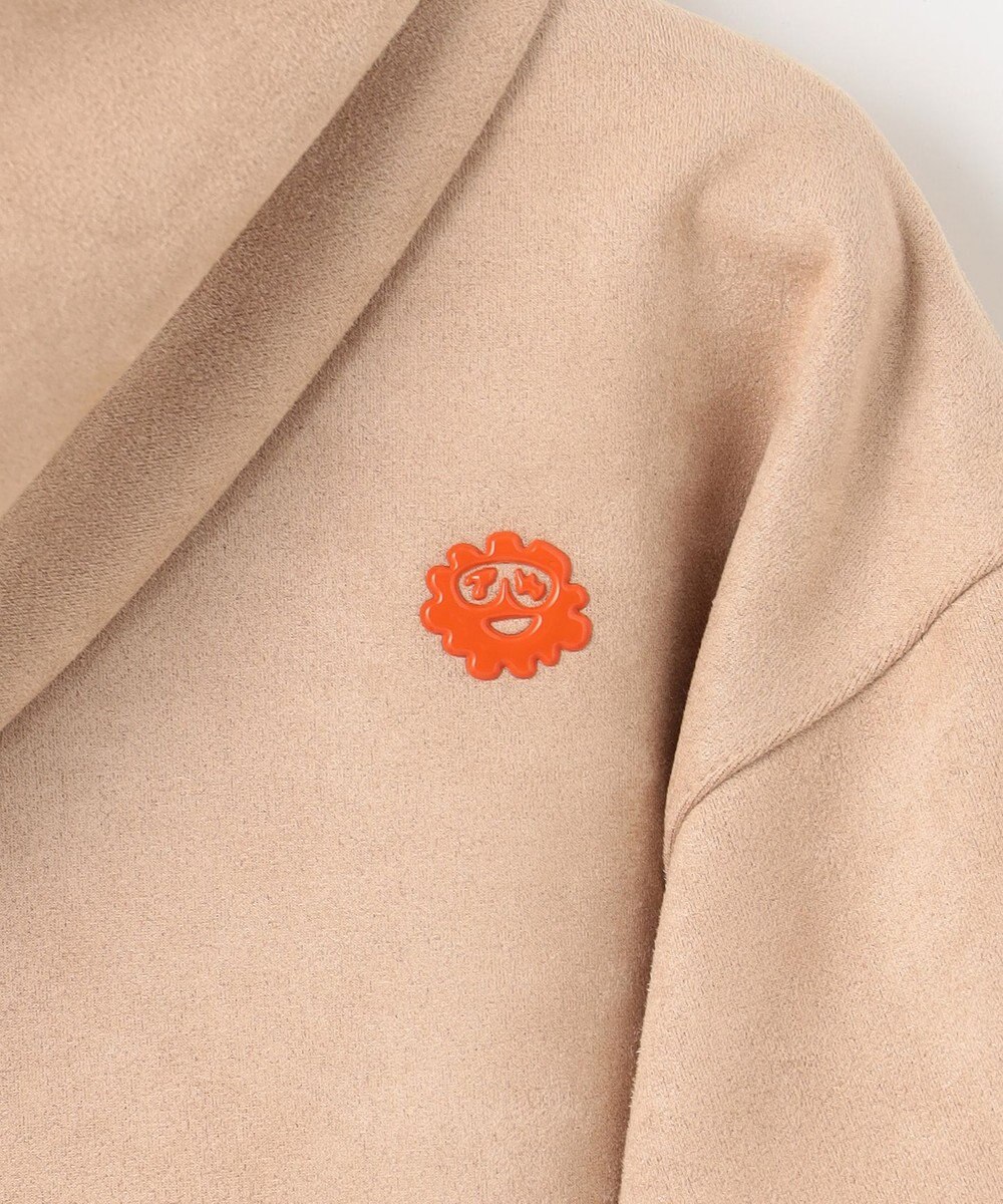 PW CIRCULUS 【WOMEN】スエード調 デタッチャブルフーディ 