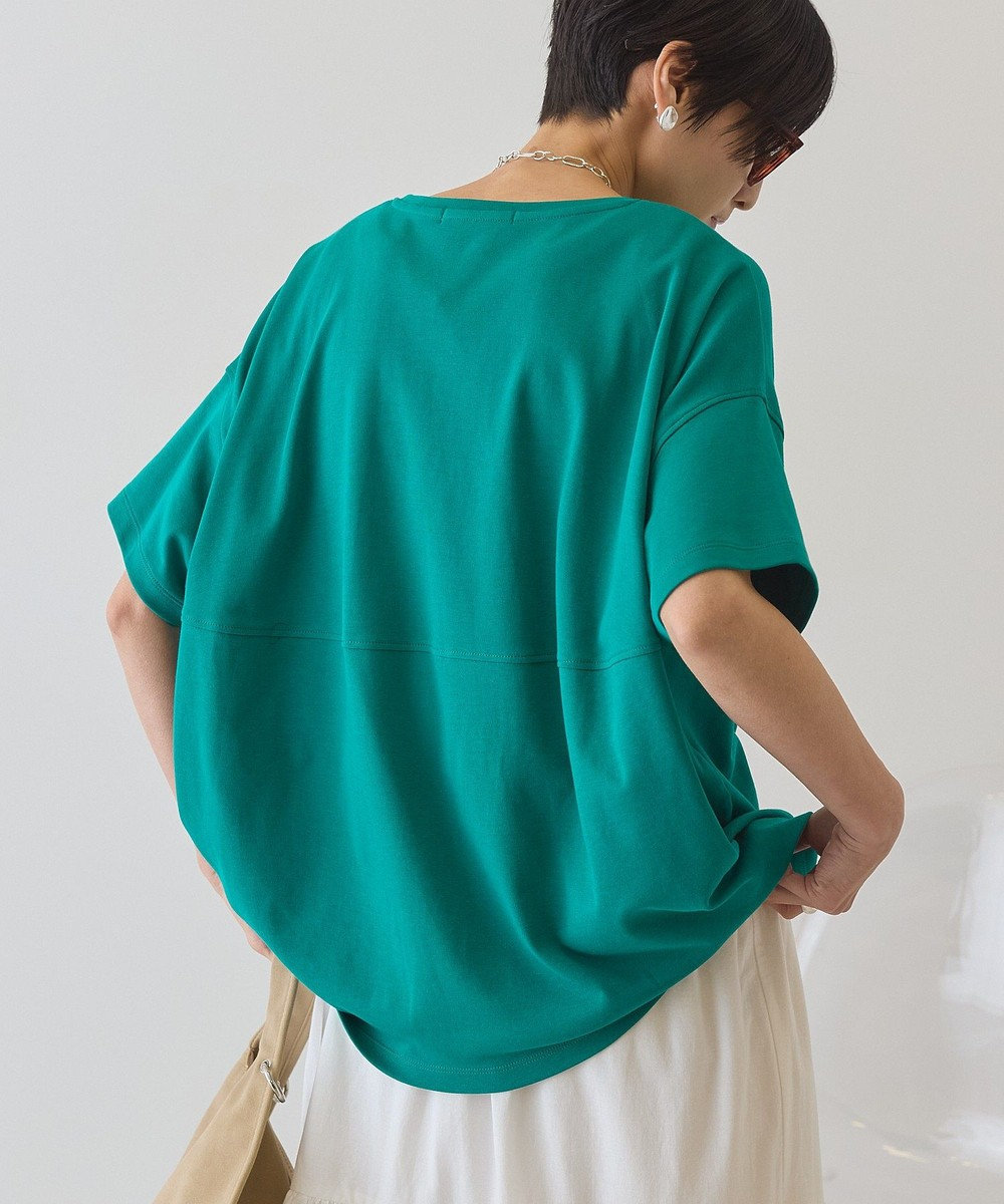 AMERICAN HOLIC 半袖コクーンカットプルオーバー 