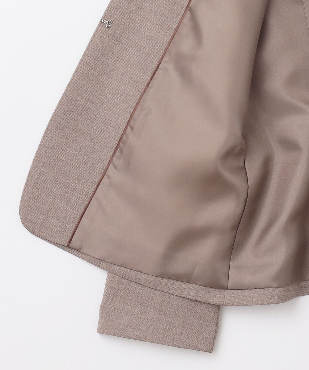 J.PRESS LADIES L 【セットアップ対応】BAHARIYE PINHEAD ノーカラー ジャケット 