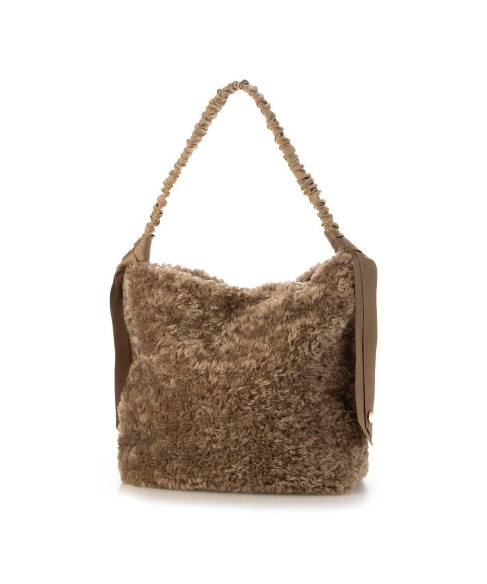 UNBILLION カシュカシュ cachecache / 下がりグログランボアトートバッグ 