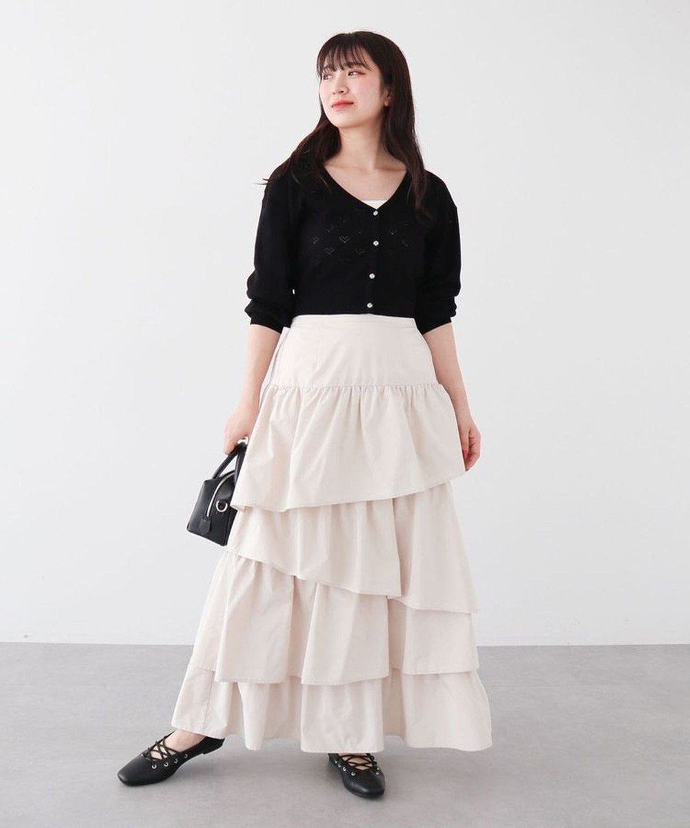 Green Parks ・ＥＬＥＮＣＡＲＥ　ＤＵＥ　ランダムティアードスカート 