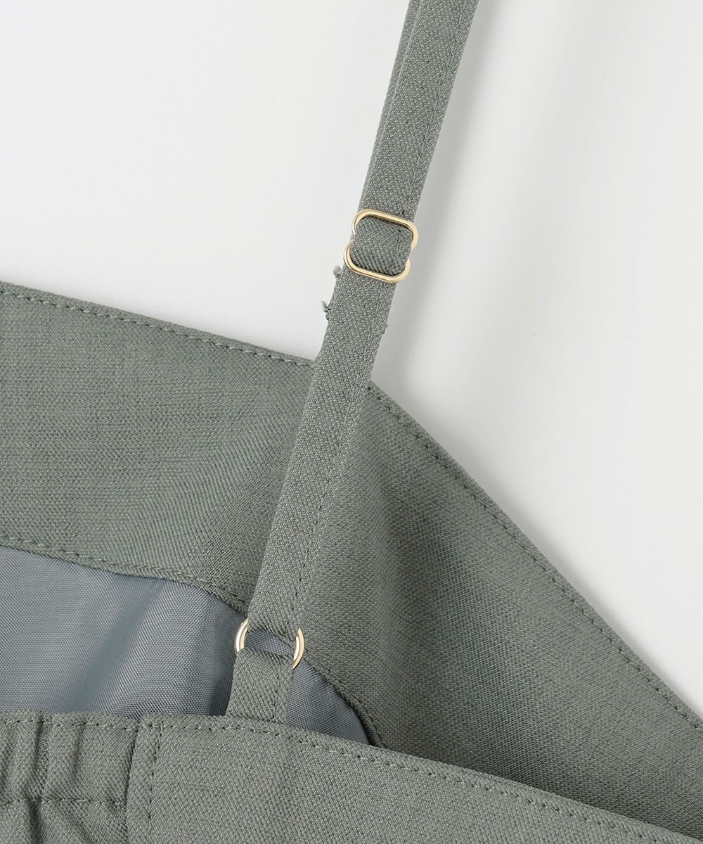 ANY SIS L 【2SET】ビスチェワンピース×シアーラッセルプルオーバーセット 