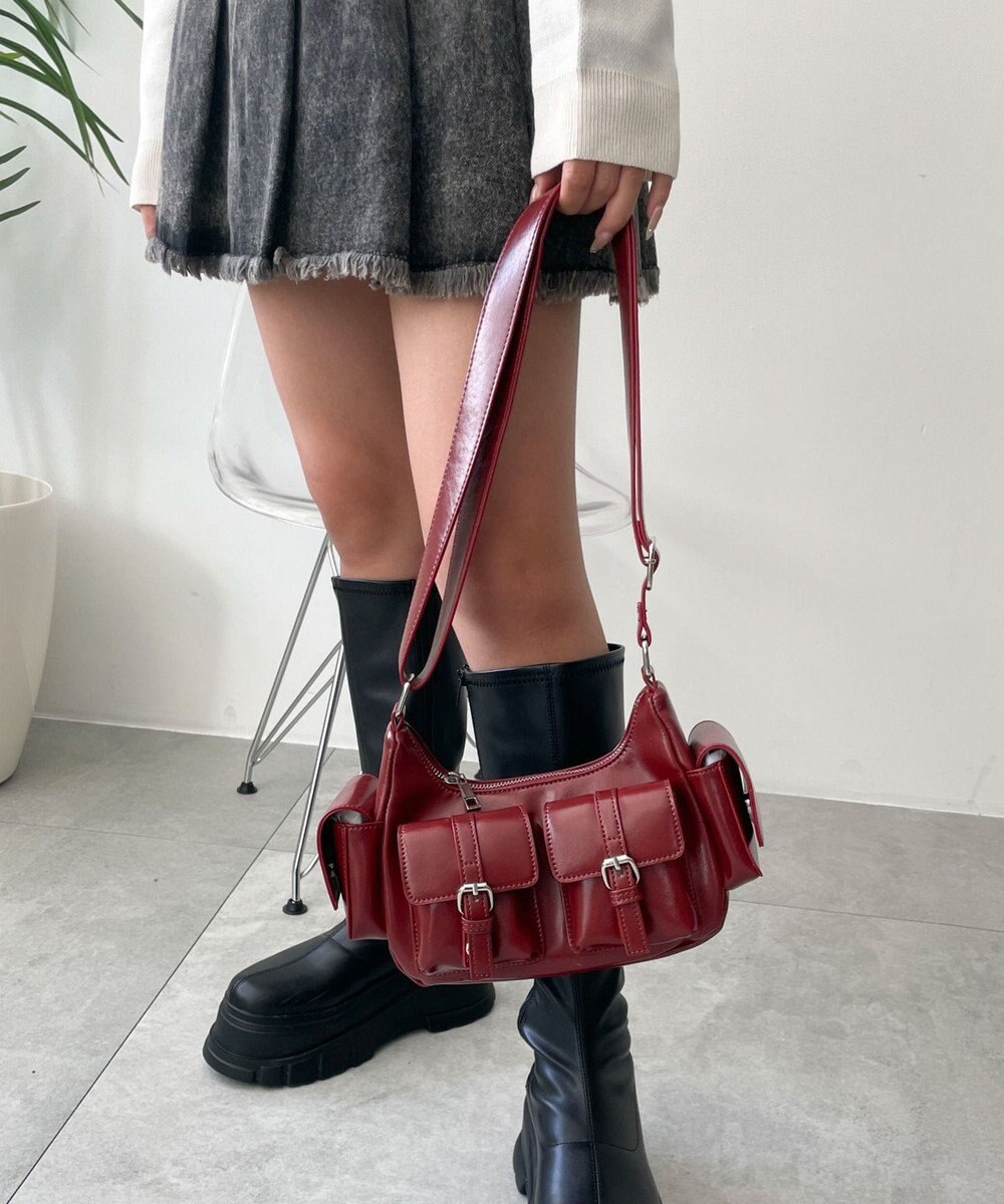 WEGO 金具デザインポケットショルダー 