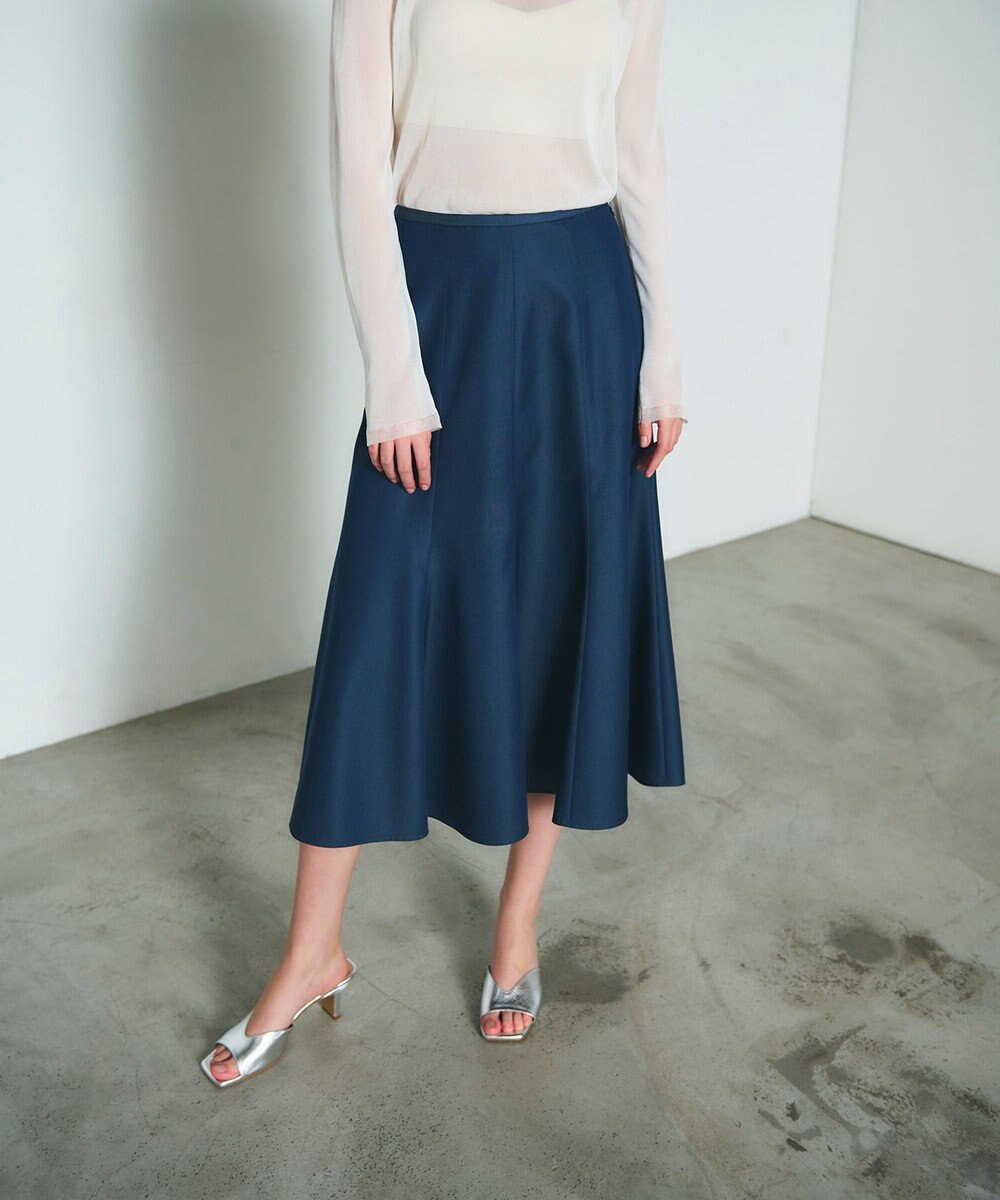 GRACE CONTINENTAL サテンマーメイドスカート 