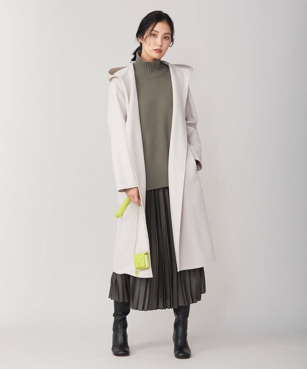 ICB ウールリバーフーデットコート 