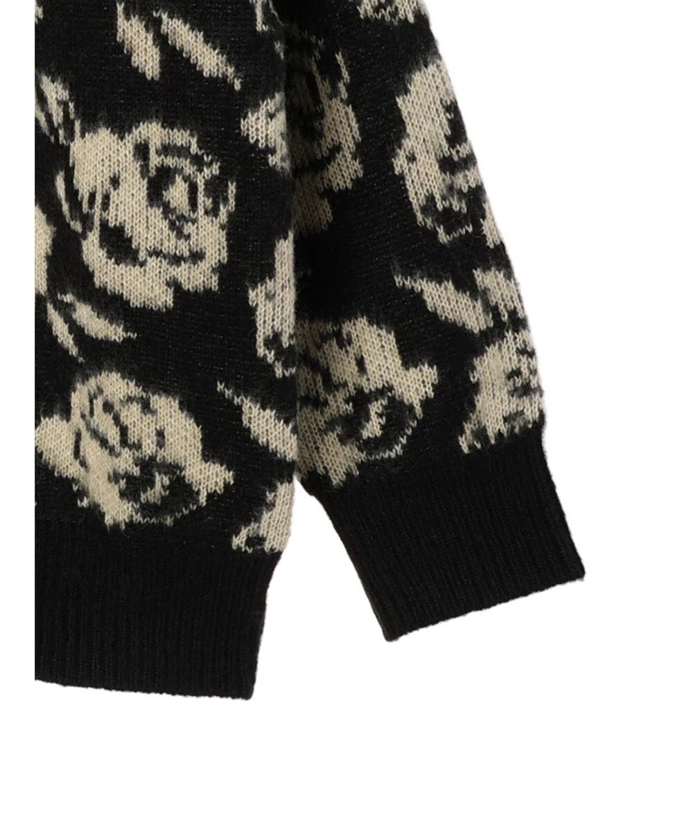 Green Parks ・ＳＵＧＡＲ　ＳＰＯＯＮ　フラワーシャギーカーディガン 