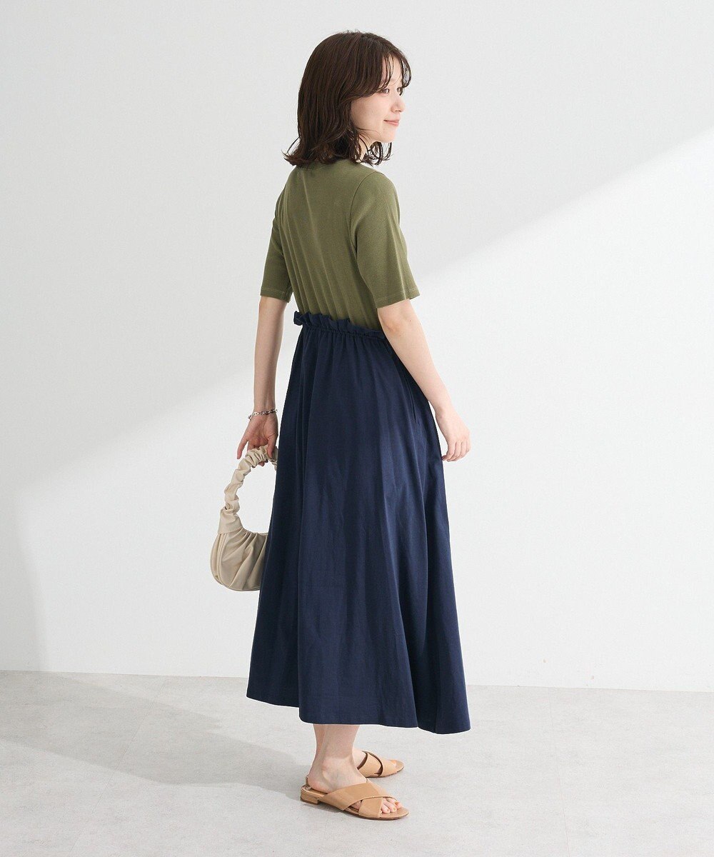 Green Parks ・ＳＵＧＡＲ　ＳＰＯＯＮ半袖リブドッキングワンヒ 