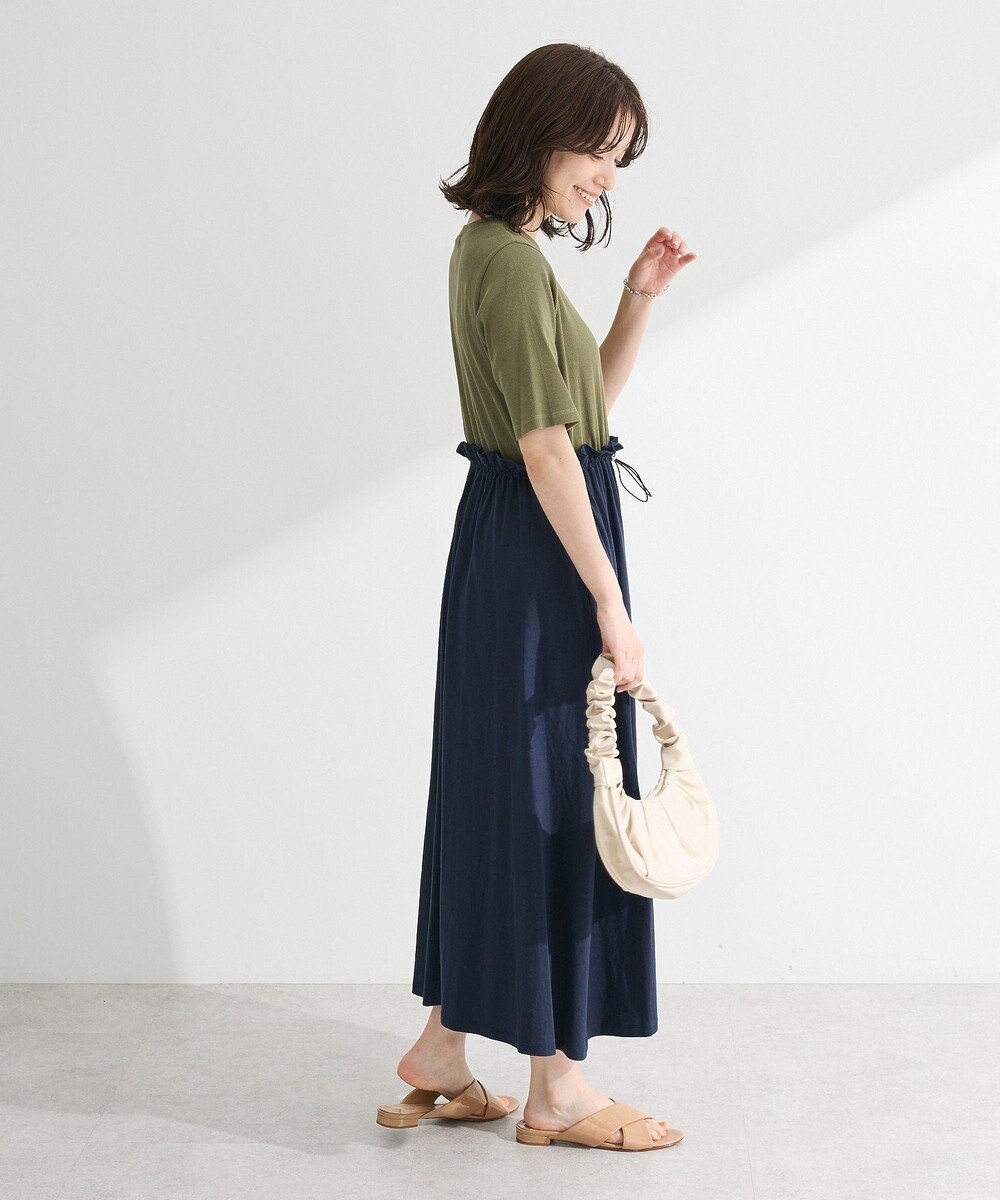 Green Parks ・ＳＵＧＡＲ　ＳＰＯＯＮ半袖リブドッキングワンヒ 