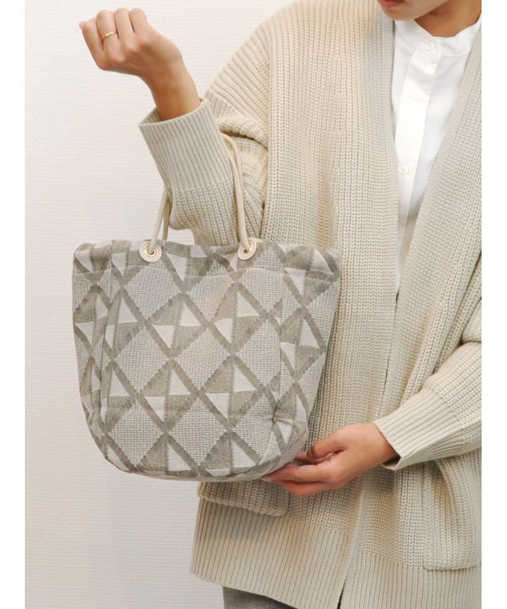 UNBILLION cachecache 加工デニムトートバッグ 