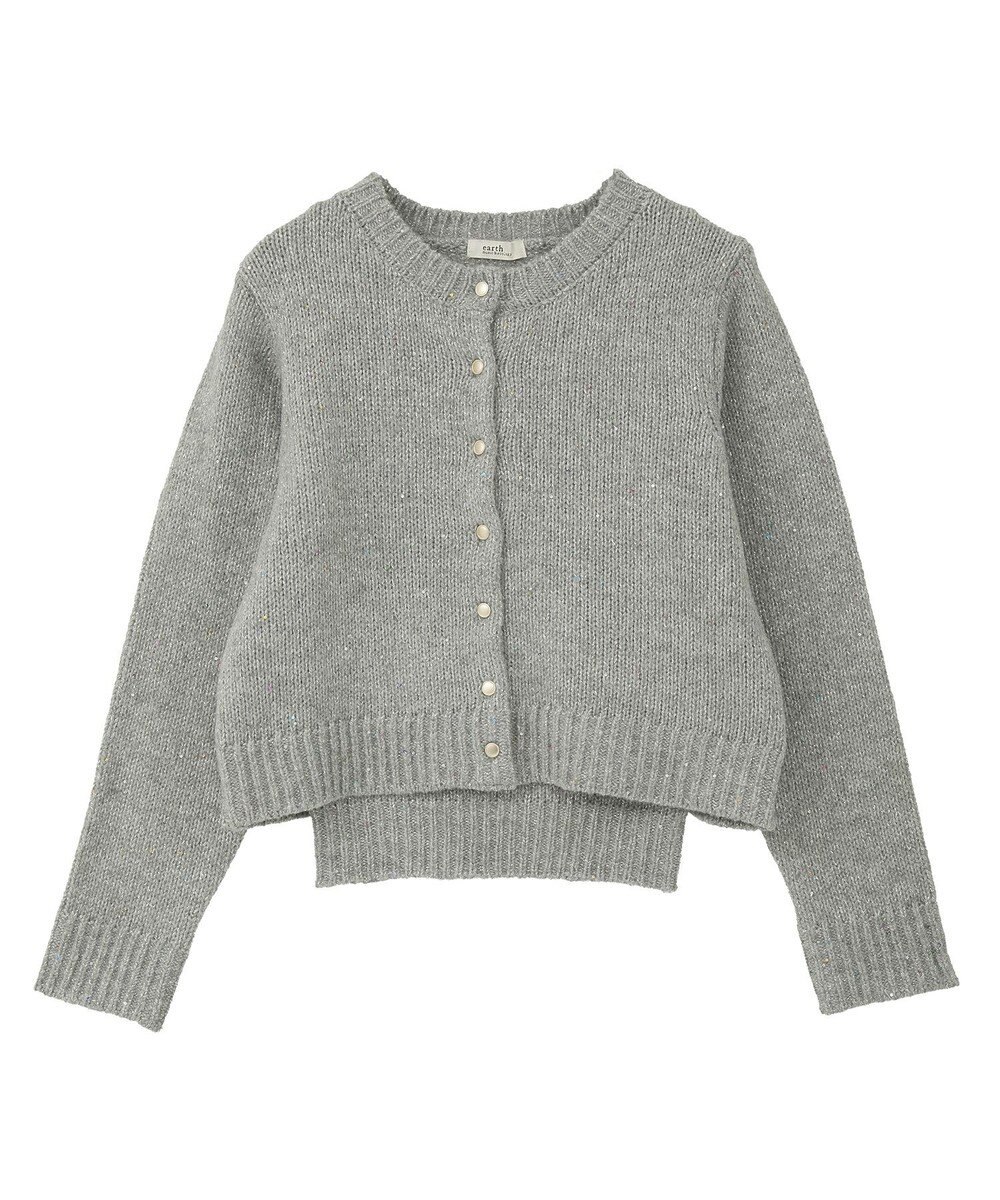 earth music&ecology 【セット2点】SET2点フラワースパンコールカーデ＋ビスチェ 