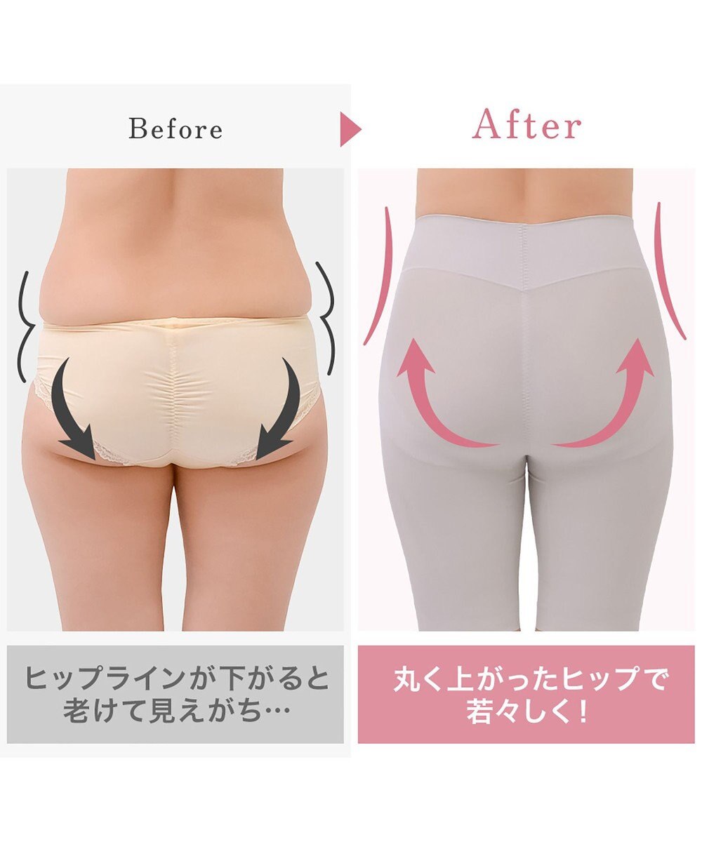 BRADELIS New York 【BRADELIS NewYork peace】綿混ストレッチハイブリッドガードル25 クロッチ付きで1枚履き可能な補整ガードル 消臭機能付き ブラデリス 