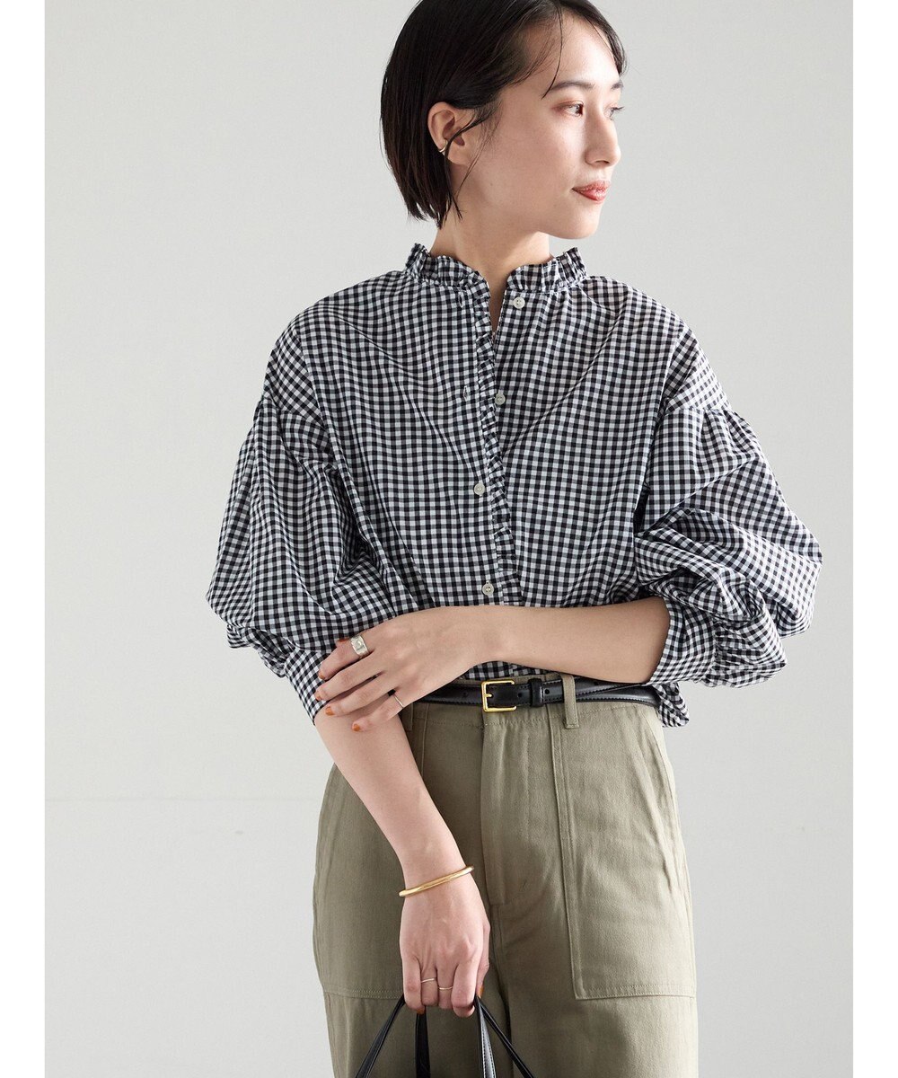 Te chichi パターンアソートスタンドフリルブラウス 