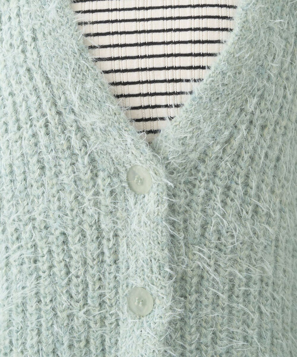 earth music&ecology 【予約】カラーミックスシャギーカーディガン 