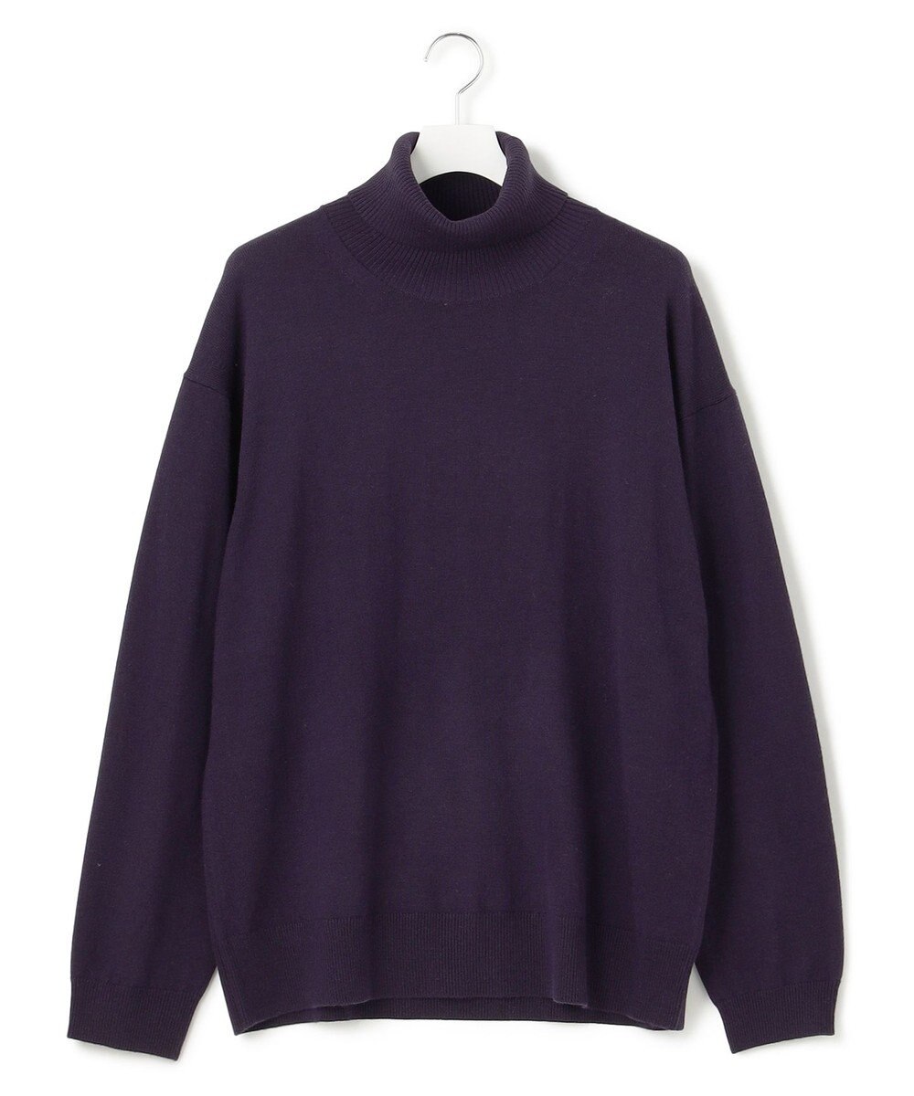 J.PRESS YORK STREET 【UNISEX】ANTI PILLING WOOL タートルネック ニット 