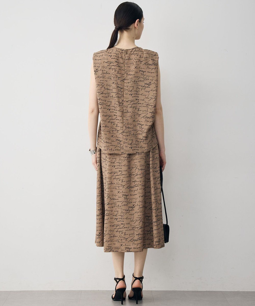 ICB 【30th ANNIVERSARY】5cityプリント ノースリーブワンピース 