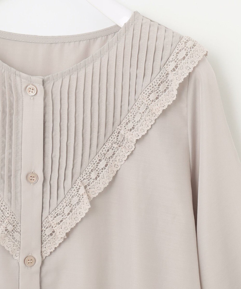 ANY SIS 【洗える】レースフリル ブラウス 