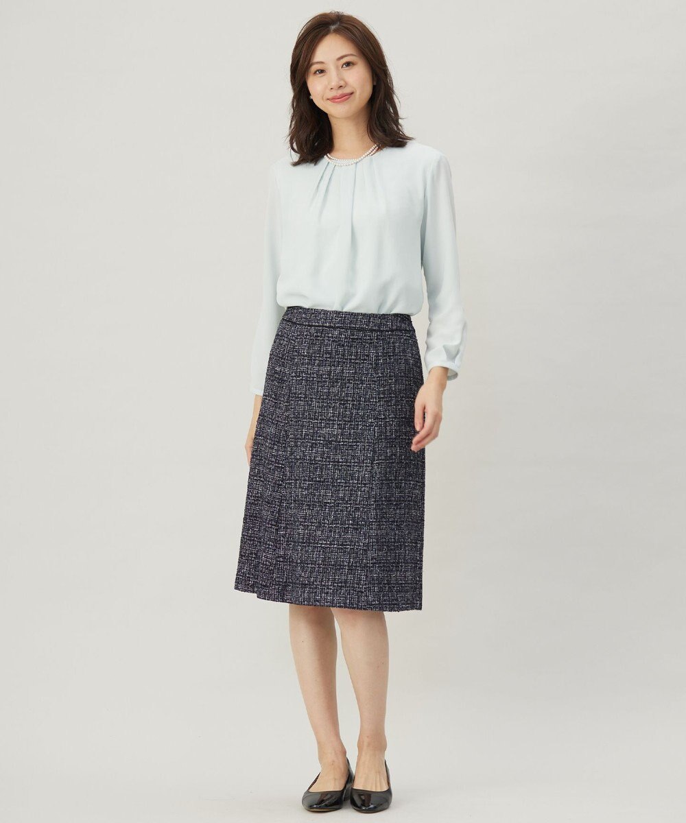 J.PRESS LADIES 【セットアップ対応】ファンシーツイード スカート 
