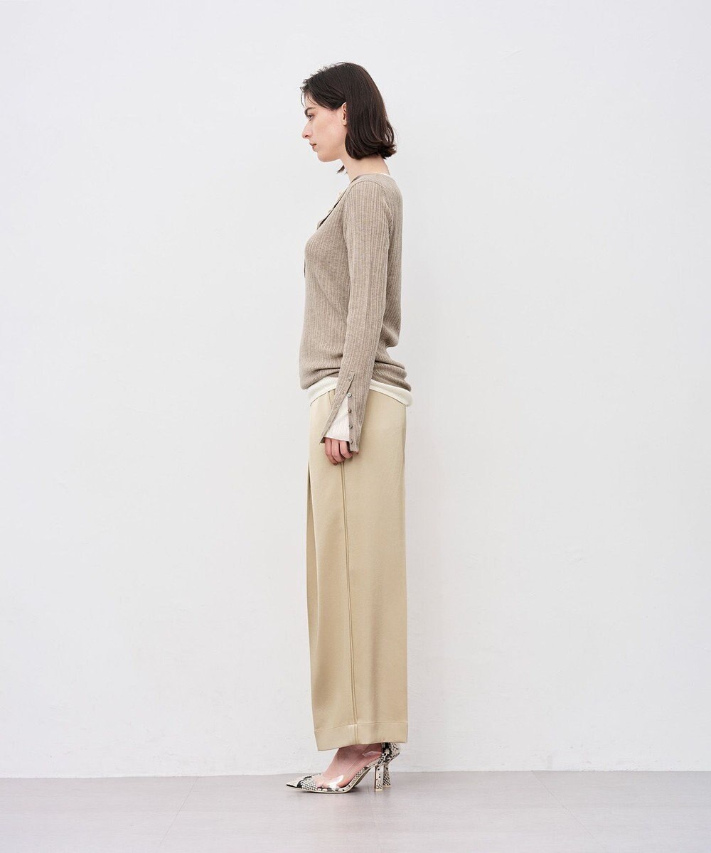 uncrave ハイゲージニット ヘンリーネックトップス 