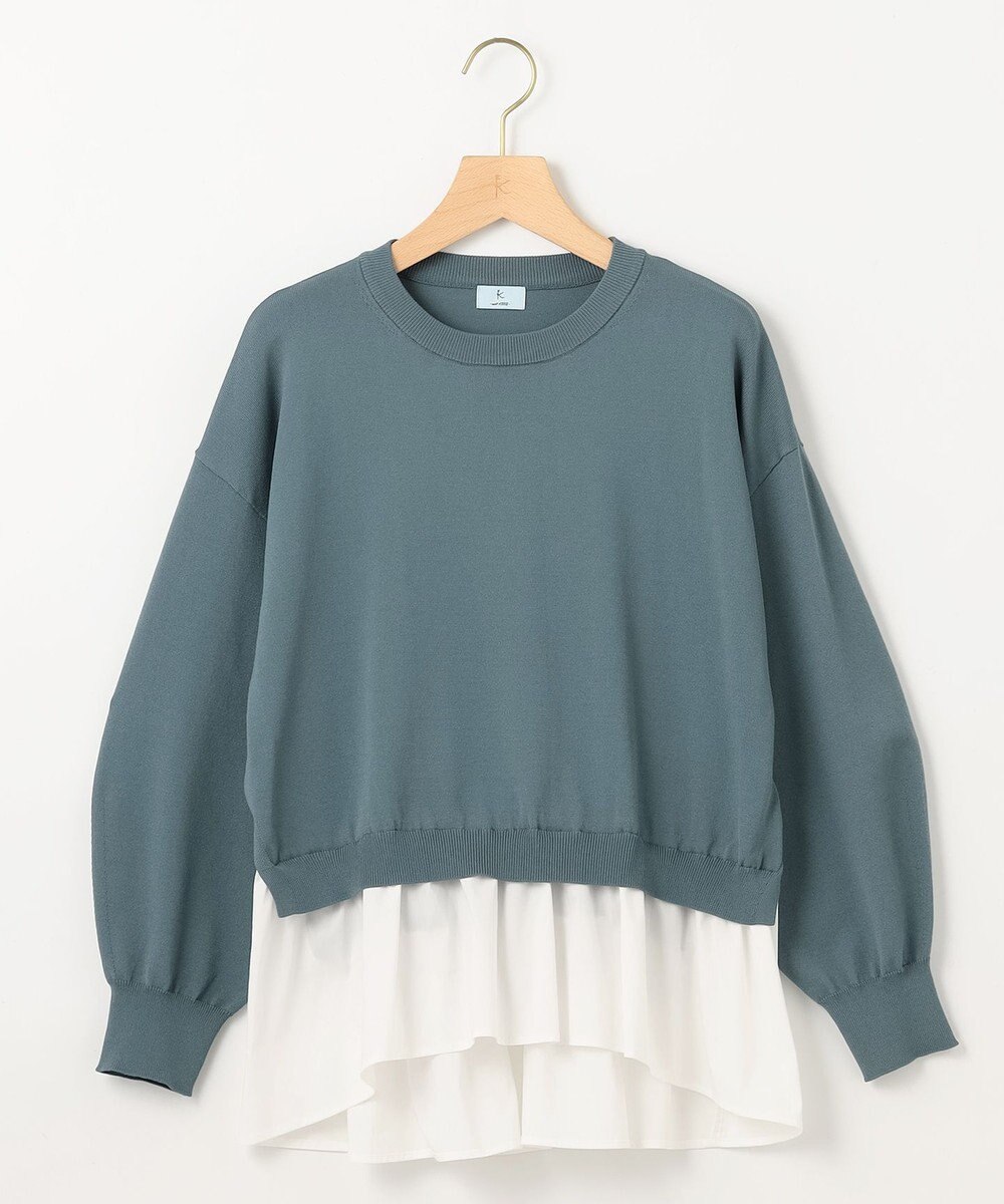 組曲 ストレッチクリアドッキング ニットプルオーバー 