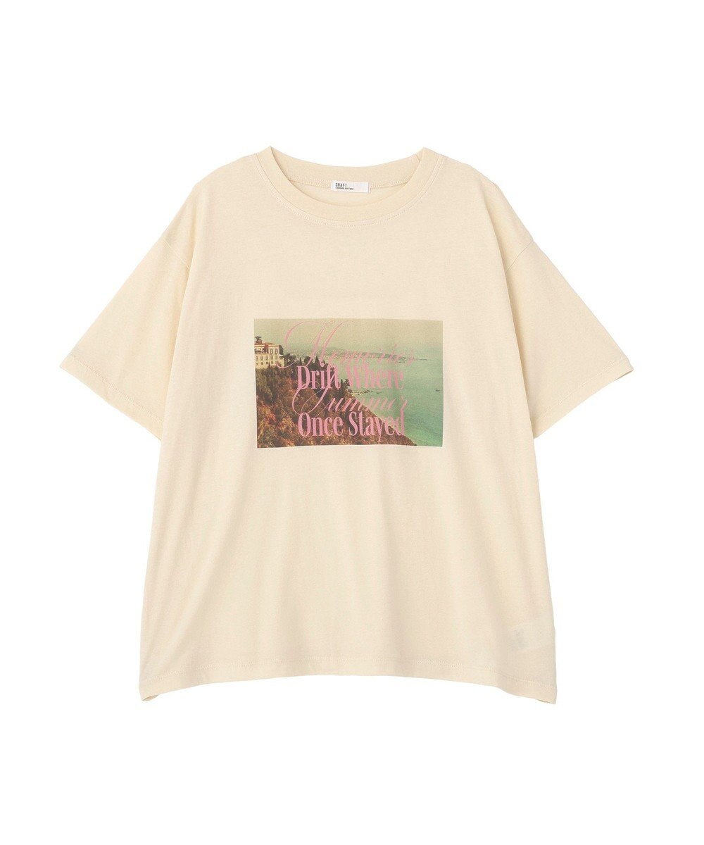 CRAFT STANDARD BOUTIQUE フォトプリントＴシャツ 
