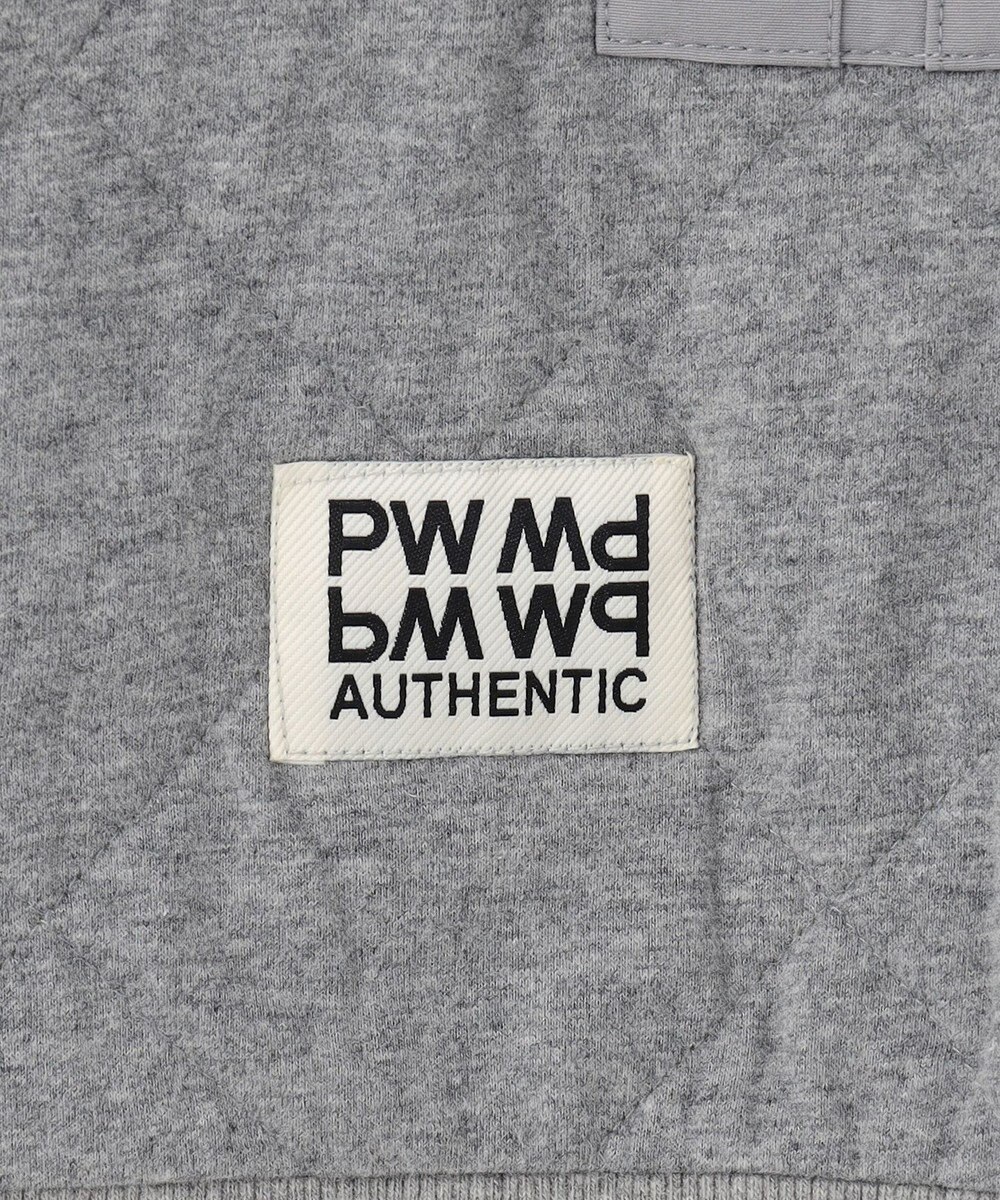 PW CIRCULUS 【裏地付き/防寒】【MEN】キルティングスエットプルオーバー 