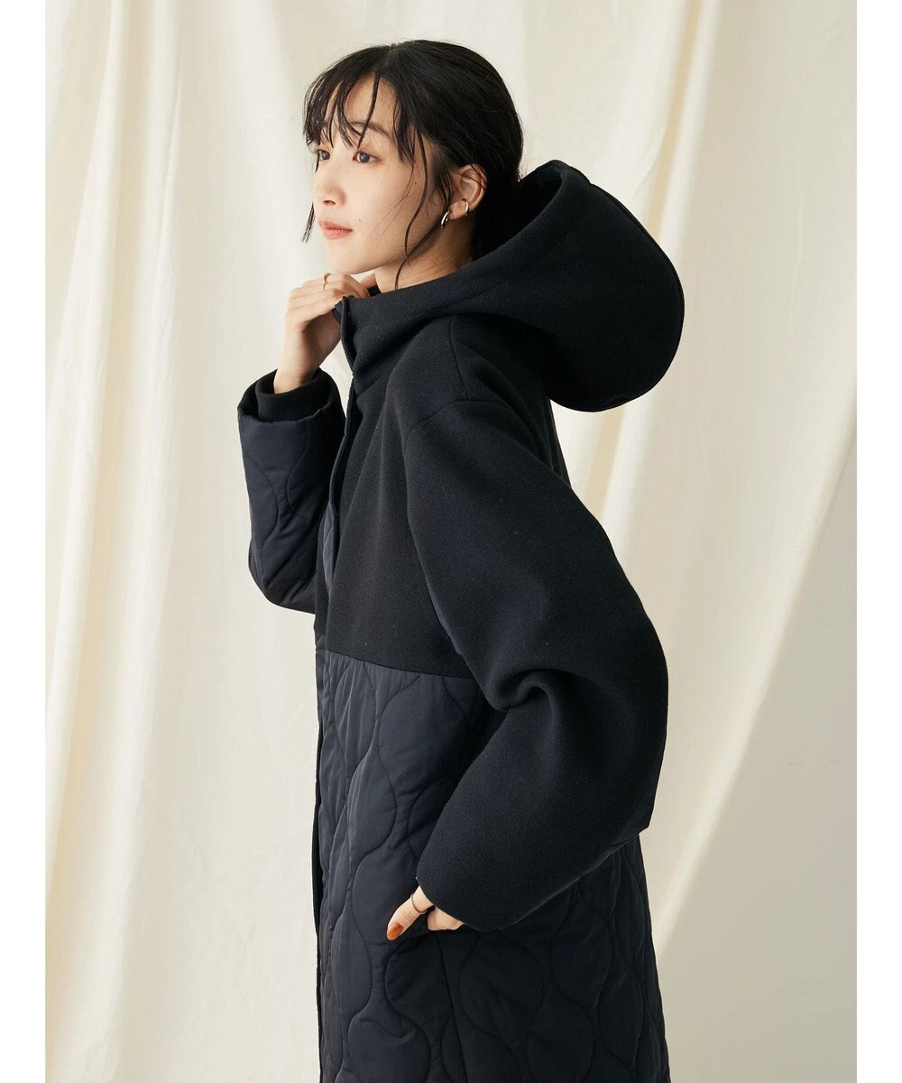 CRAFT STANDARD BOUTIQUE キルティング切替フードコート 