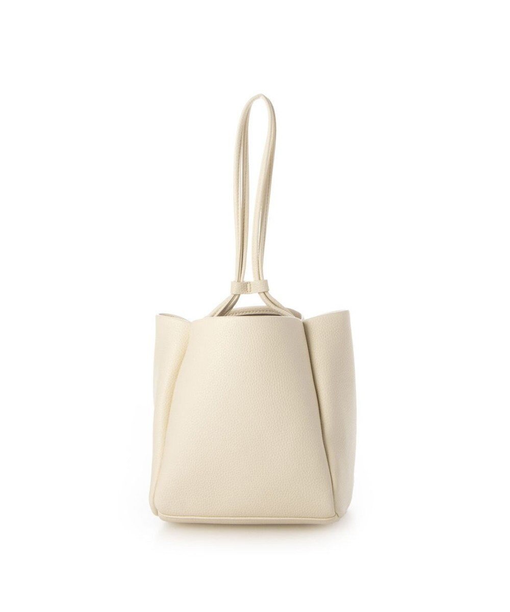 UNBILLION カシュカシュ cachecache / シュリンク合皮ワンハンドル手提げ 