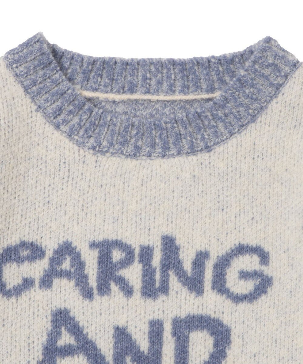 WEGO フラッフィーグラフィックちびニット 