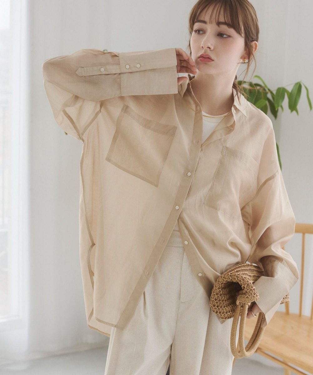 WEGO 【ANGIE VINTAGE】シアーシャツ 